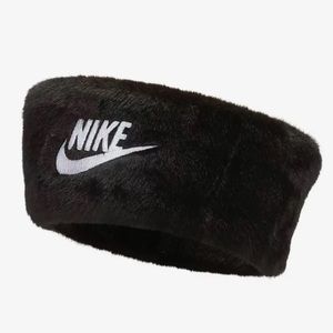 Beautiful Women NIKE Fur Soft Warm Headband Black & White (last piece)